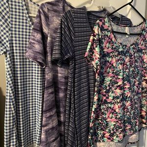 4 luluaroe perfect tees